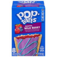 Pop-Tarts Toaster Pastries, Frosted Wild Berry - 8 Each 