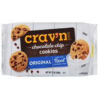 Crav'n Flavor Cookies, Chocolate Chip - 13 Ounce 