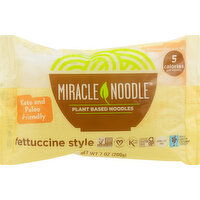 Miracle Noodle Plant Based Noodles, Fettuccine Style - 7 Ounce 