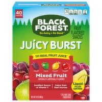 Black Forest Fruit Flavored Snacks, Mixed Fruit, Juicy Burst - 40 Each 