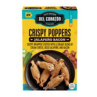 Del Corazón Crispy Poppers - Jalapeño Bacon - 7 Ounce 