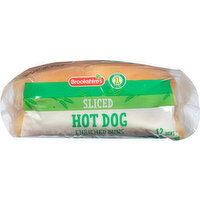 Brookshire's Enriched Sliced Hot Dog Buns - 12 Each 