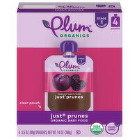 Plum Organics® Stage 1 Organic Baby Food Prunes 3.5oz Pouch-4-Pack - 14 Ounce 