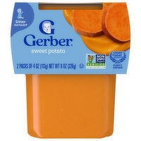 Gerber Sweet Potato, Sitter 2nd Foods - 2 Each 