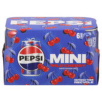 Pepsi Cola, Wild Cherry, Mini - 6 Each 