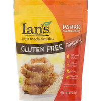 Ians Breadcrumbs, Gluten Free, Original, Panko - 7 Ounce 