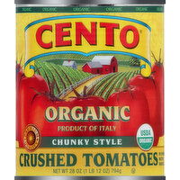 Cento Tomatoes, Organic, Chunky Style, Crushed