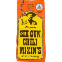 Six Gun Chili Mixin's Spices, Original - 4 Ounce 