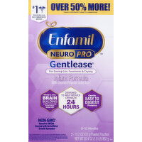 Enfamil Infant Formula, Gentlease, 0-12 Months - 2 Each 