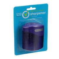 Simply Done Pencil & Crayon Sharpener - 1 Each 