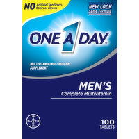 One A Day Complete Multivitamin, Men's, Tablets - 100 Each 