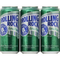 Rolling Rock Beer, Premium, Extra Pale - 6 Each 