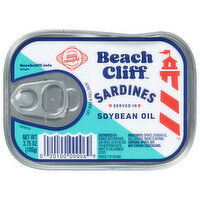 Beach Cliff Sardines, Soybean Oil