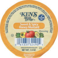 Ken's Steak House Dressing, Sweet & Spicy Honey Mustard - 1.5 Ounce 