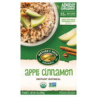 Nature's Path Organic Oatmeal, Apple Cinnamon, Instant - 8 Each 