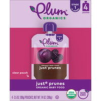 Plum Organics® Stage 1 Organic Baby Food Prunes 3.5oz Pouch-4-Pack