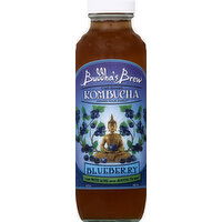 Buddhas Brew Kombucha, Blueberry - 16 Ounce 