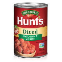 Hunt's Diced Tomatoes with Basil Garlic and Oregano - 14.5 Ounce 