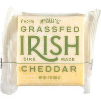 McCall's Cheese, Grassfed, Irish Made, Cheddar - 7 Ounce 