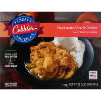 Great American Cobbler Cobbler, Handcrafted, Peach - 32 Ounce 