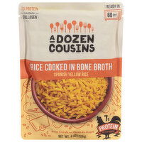 A Dozen Cousins Rice Cooked in Bone Broth, Spanish Yellow - 8 Ounce 