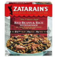 Zatarain's Frozen Red Bean And Rice With Sausage - 12 Ounce 