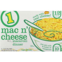 Super 1 Foods Mac N' Cheese Macaroni Dinner - 12 Each 