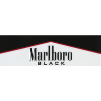 Marlboro Cigarettes, Black, Flip-Top Box