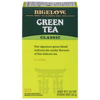 Bigelow Green Tea, Classic, Bags