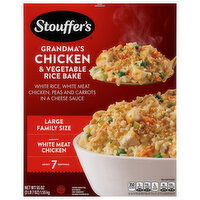 Stouffer's Rice Bake, Grandma's Chicken & Rice, Large Family Size - 55 Ounce 