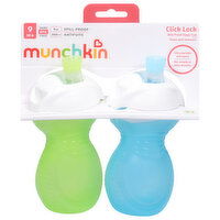 Munchkin Sippy Cups, Bite Proof, 9 Ounce - 2 Each 