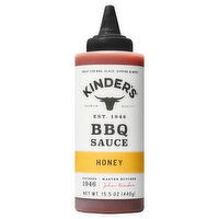 Kinder's BBQ Sauce, Honey - 15.5 Ounce 