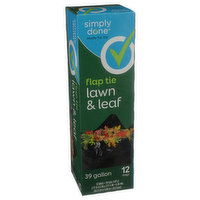 Simply Done Flap Tie Lawn & Leaf Bags - 39 Gram 