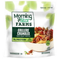 MorningStar Farms Crumbles, Grillers - 12 Ounce 