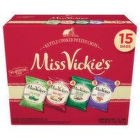 Miss Vickie's Potato Chips, Assorted, Kettle Cooked - 15 Each