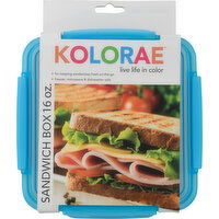 Kolorae Sandwich Box, 16 Ounce, KOL-0656 - 1 Each 