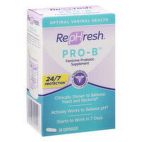 RepHresh Feminine Probiotic Supplement, Capsules - 30 Each 