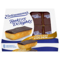 Entenmann's Cakes, Fudge Iced Golden, Mini