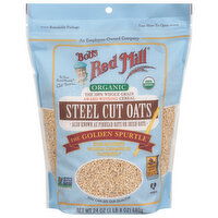 Bob's Red Mill Oats, Steel Cut, Organic - 24 Ounce 