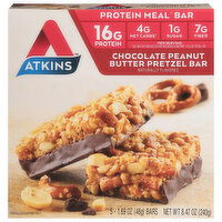 Atkins Protein Meal Bar, Chocolate Peanut Butter Pretzel