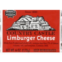 Country Castle Cheese, Limburger - 6 Ounce 