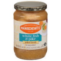 Manischewitz Jelled Broth, White Fish & Pike - 6 Each 