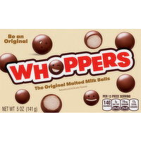 Whoppers Malted Milk Balls, Original - 5 Ounce 