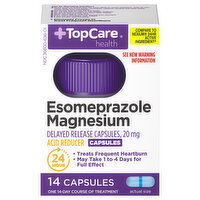 TopCare Esomeprazole Magnesium, 20mg, Capsules - 14 Each 