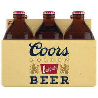 Coors Banquet Beer, Golden - 6 Each 