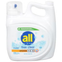 All Detergent, Advanced OXI, Free Clear - 141 Fluid ounce 