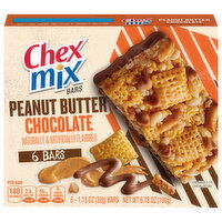 Chex Mix Peanut Butter Chocolate Bars - 6 Each