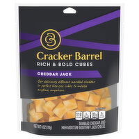 Cracker Barrel Cheese Cubes, Cheddar Jack, Rich & Bold