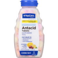 TopCare Antacid, Extra Strength, 750 mg, Tablets, Assorted Fruit Flavors