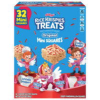 Rice Krispies Treats Crispy Marshmallow Squares, Original, Mini Squares - 32 Each 